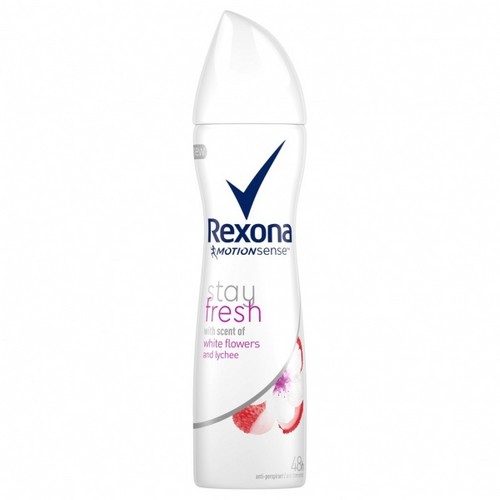 REXONA women's deodorant 150ml Stay Fresh White Flowers And Lychee 0% alcohol