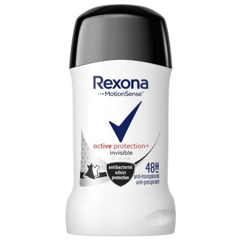 REXONA women's stick 50ml Active Protection+Invisible 0% alcohol
