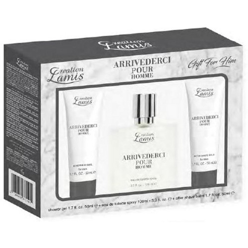 LAMIS Men's Gift Set 3/1 Arrivederci (hand and body lotion 50ml+perfume 100ml+bath 50ml)