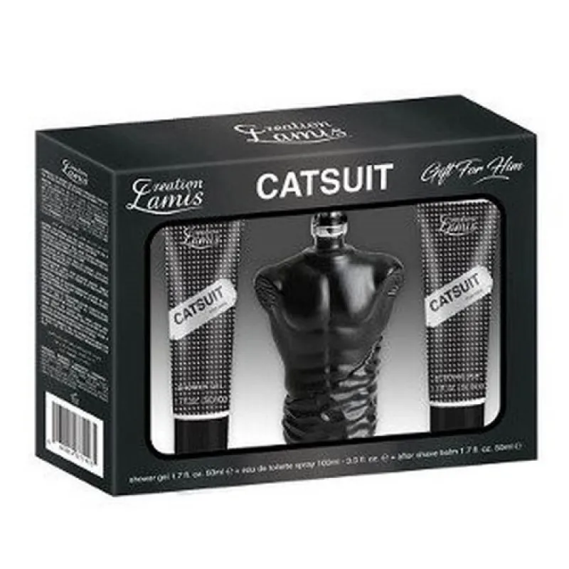 LAMIS Men's Gift Set 3/1 Catsuit (hand and body lotion 50ml+perfume 100ml+bath 50ml)
