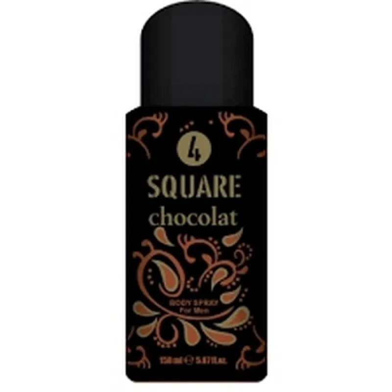 4 SQUARE men's deodorant 150ml Chocolate