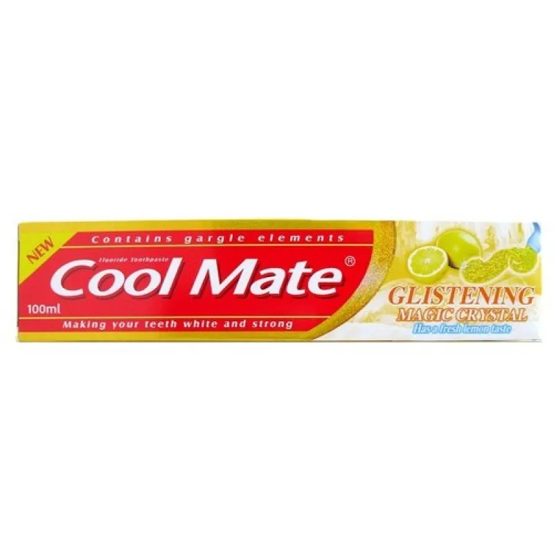 COOL MATE toothpaste 100 ml Glistering Magic Crystal FRESH LEMON