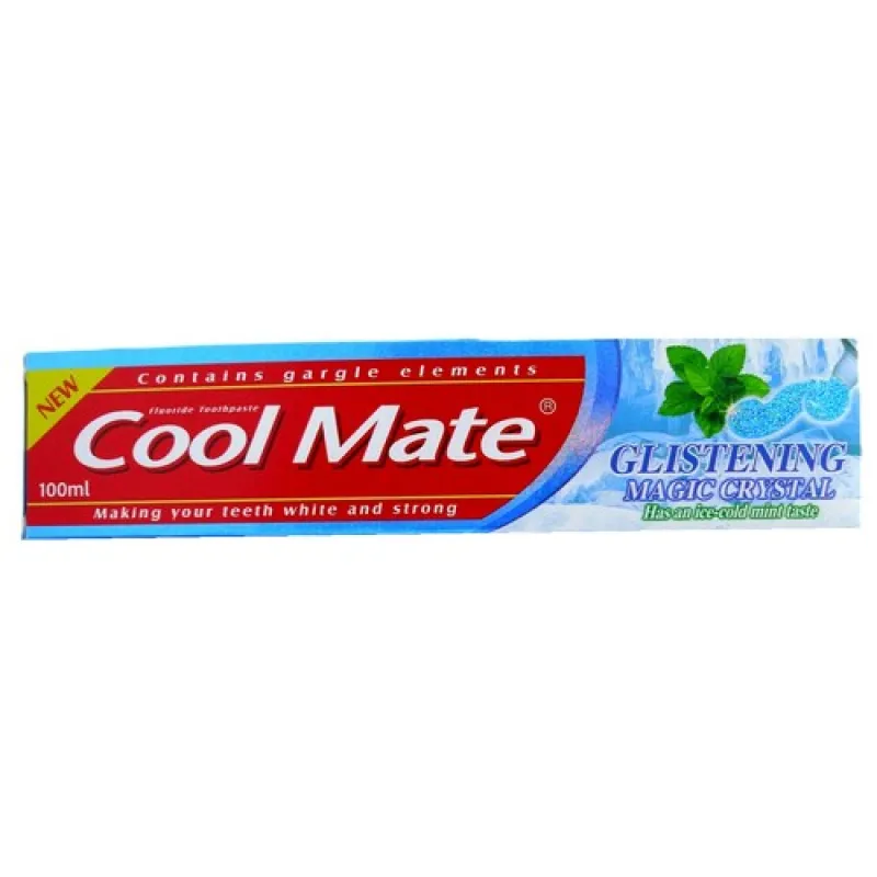 COOL MATE toothpaste 100 ml Glistering Magic Crystal ICE COLD Mint