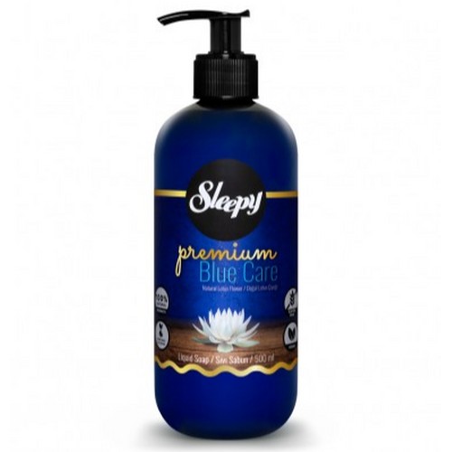 SLEEPY Premium Blue liquid soap 500 ml Lotus Flower/Seaweed/Watermint