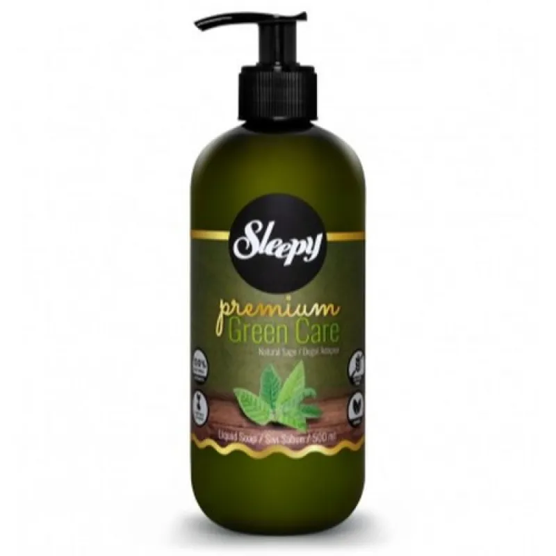 SLEEPY Premium Green liquid soap 500 ml Avocado/Sage/Aloe Vera