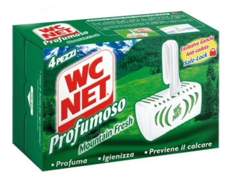 WC NET Fresh Tavoli 4x34gr Mountain Fresh - toilet bowl freshener