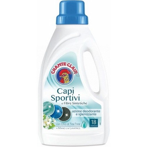 CHANTE CLAIR liquid detergent 900ml Capi Sportivi con olio di Tea tree 18 washes