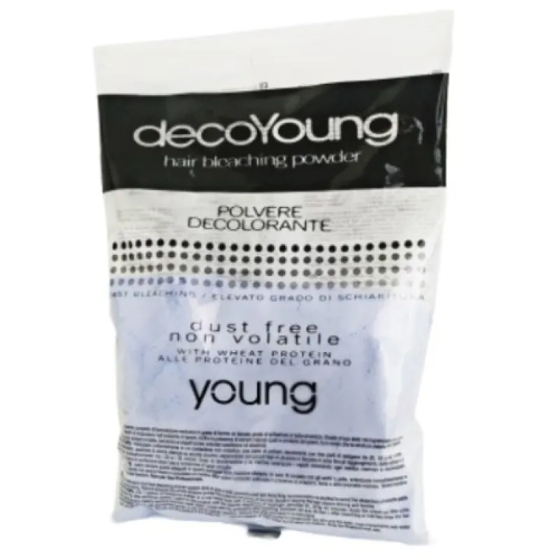 EVOLUTIO DecoYoung Professional hair bleach - bag 500 g Blue