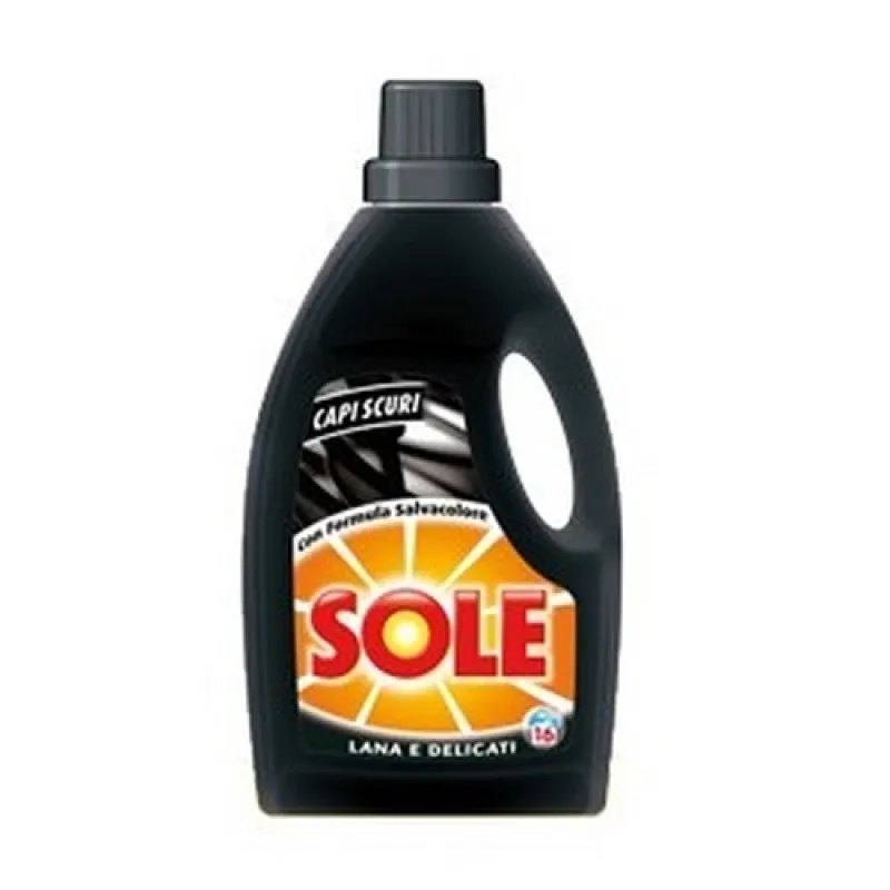SOLE Liquid Detergent 1L - 16 washes Capi Scuri - for black and dark laundry