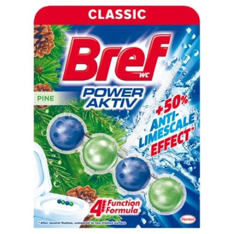 BREF WC Power Active 50 g 4 balls Pine Freshness