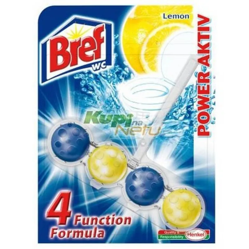 BREF WC Power Active 50 g 4 balls Lemon