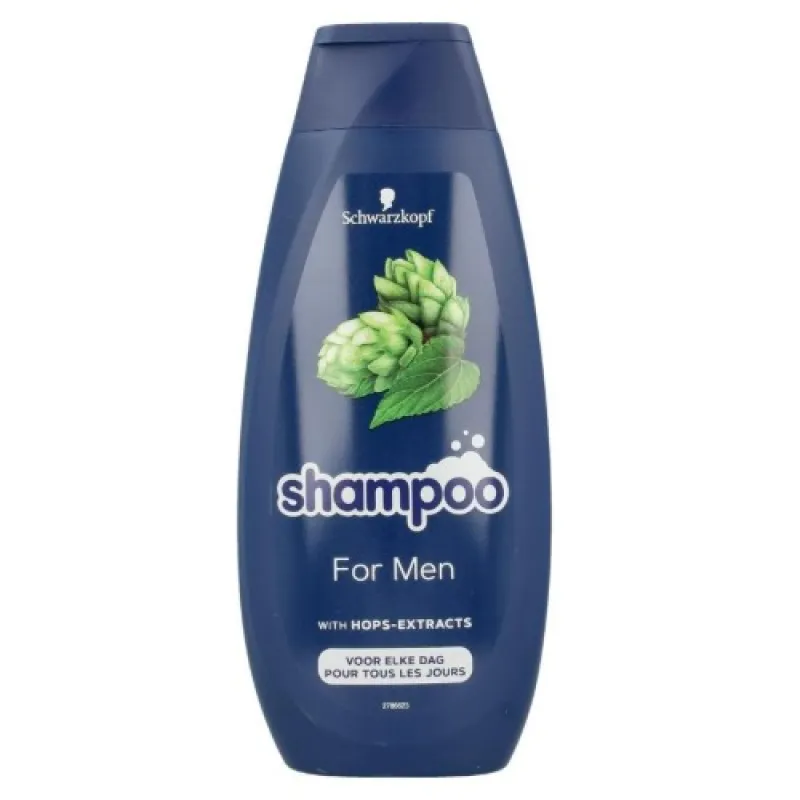 SCHWARZKOPF - SCHAUMA shampoo 400ml for Men Hops Extract