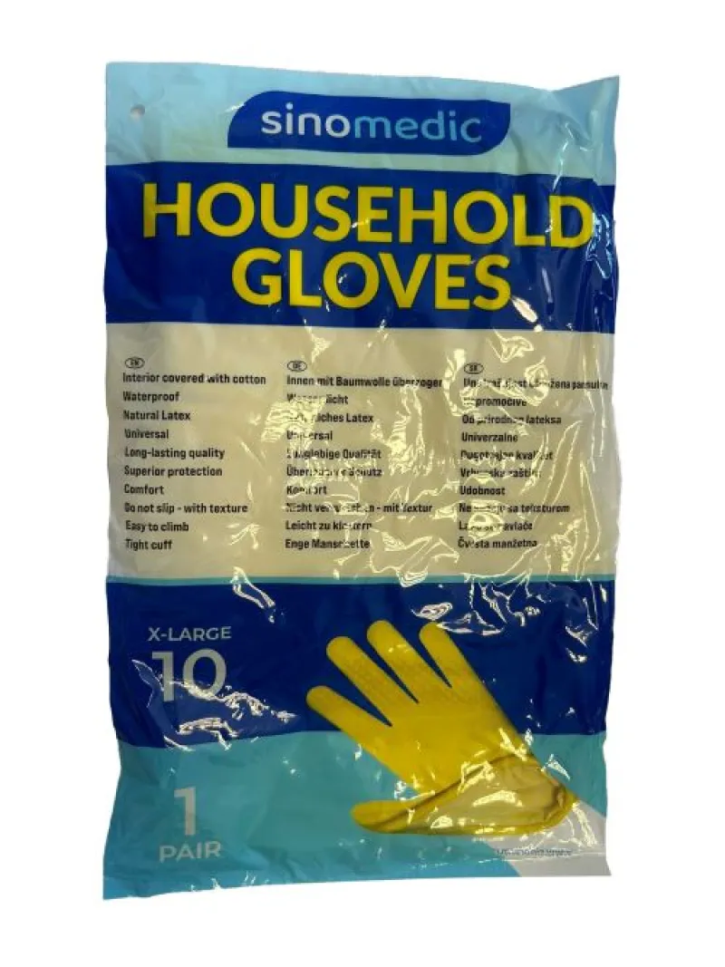 SINOMEDIC rubber household gloves XL