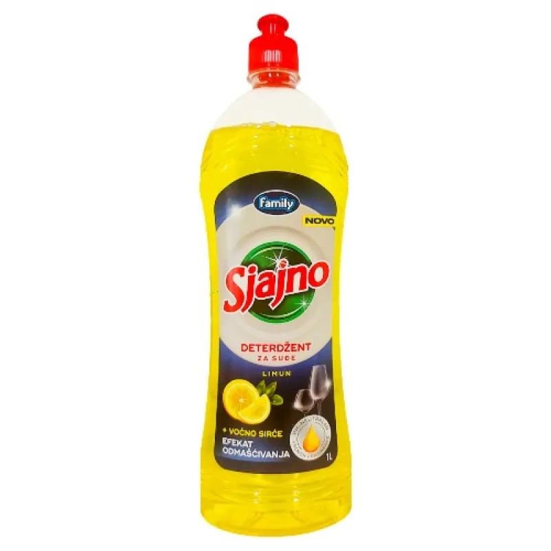 SJAJNO liquid dish detergent 0.5 l LEMON