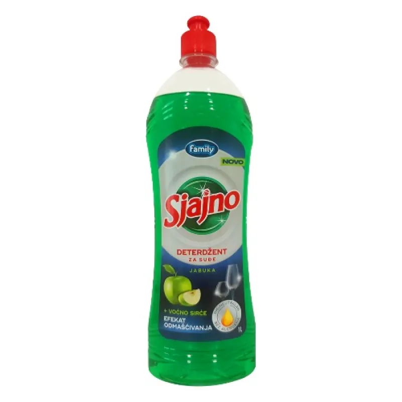 SJAJNO liquid dish detergent 0.5 l APPLE