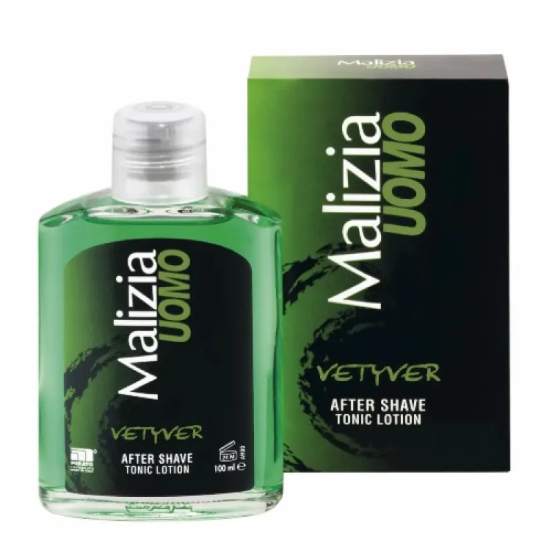MALIZIA aftershave tonic lotion 100ml - vetyver