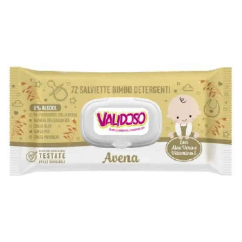 VALIDOSO Vlazne Baby Maramice 72/1 Avena 8057506330584