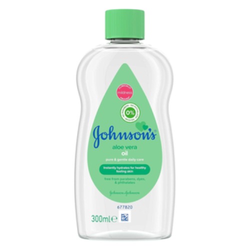 JOHNSONS baby oil 300ml with Aloe Vera