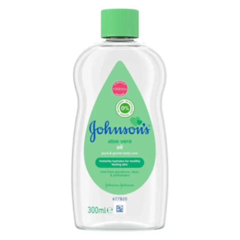 JOHNSONS baby oil 300ml with Aloe Vera