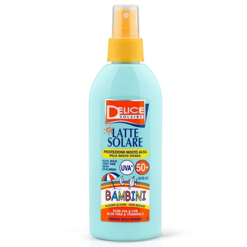 DELICE SOLAIRE children's sunscreen cream 150ml spray - SPF 50