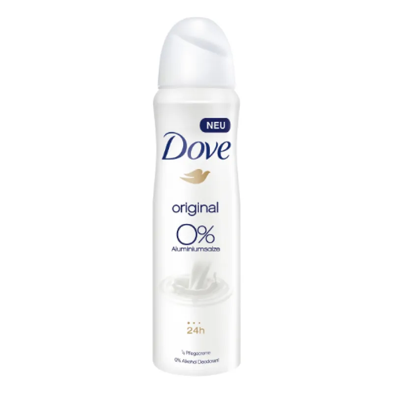DOVE women's deodorant 150 ml Original 0% Alcohol
