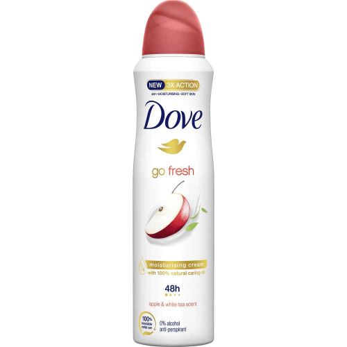 DOVE women's deodorant 150 ml Apple & White Tea Scent 0% Alcohol