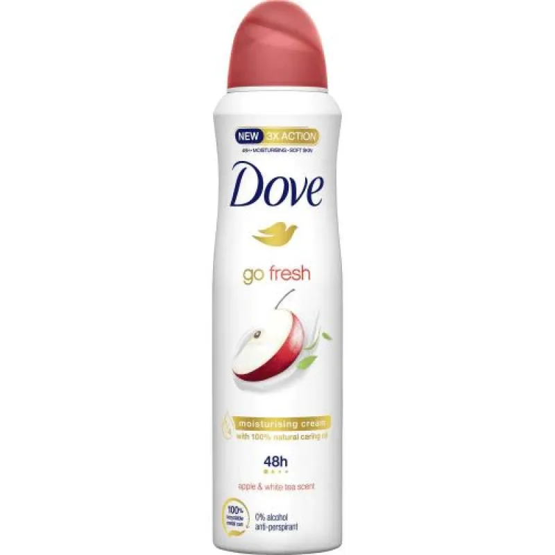 DOVE women's deodorant 150 ml Apple & White Tea Scent 0% Alcohol