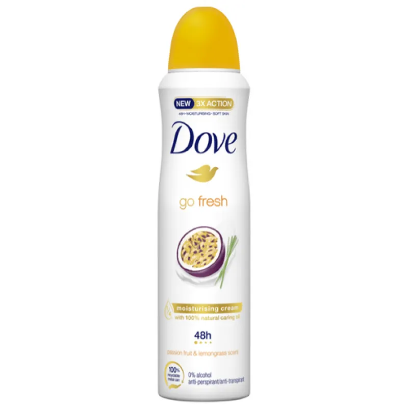 DOVE women's deodorant 150ml Passion Fruit & Lemongrass Scent