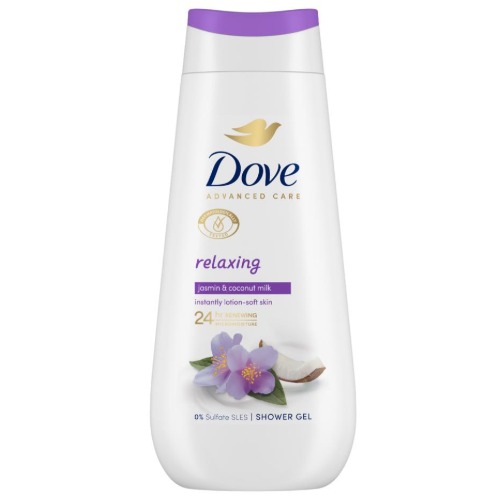 DOVE women's bath 225ml Relaxing Jasmine petals & Coconut milk