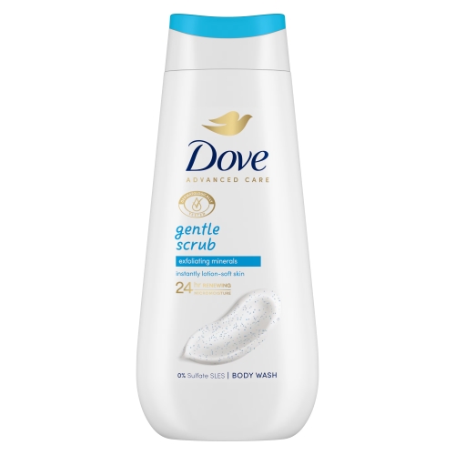 DOVE bath 225ml Gentle Scrub Exfoliating minerals