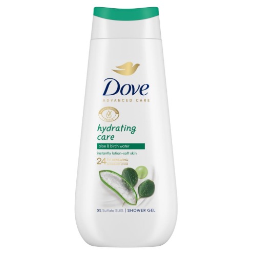 DOVE women's bath 225 ml Hydrating Care Aloe & Birch