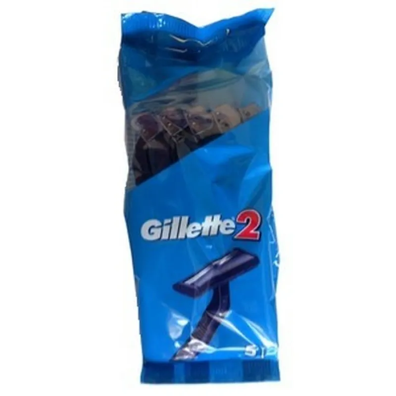 GILLETTE (030) 2 razors 5 pcs in a bag 2 blades