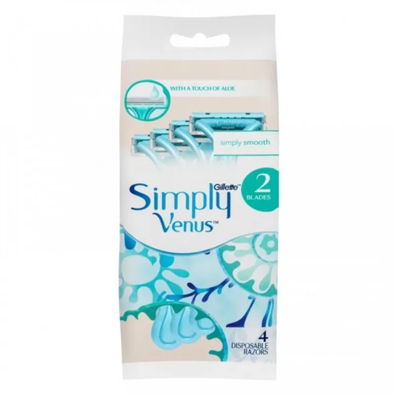 GILLETTE (612) Simply Venus 2 for women (4 pcs) - bag