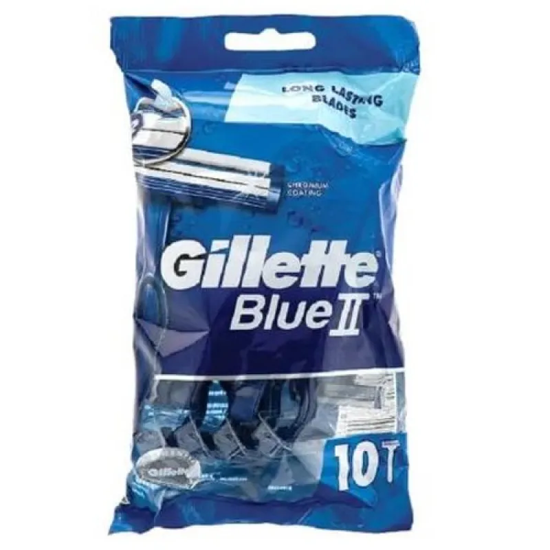 GILLETTE (755) Blue II bag 10 pcs