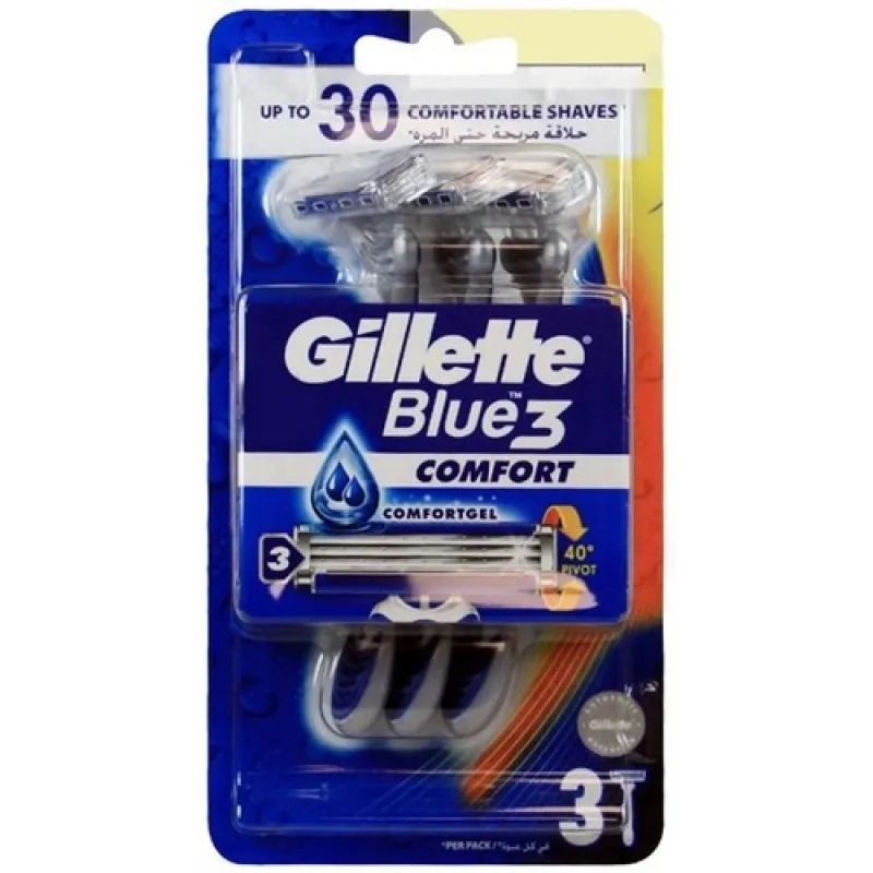 GILLETTE Blue 3 razors 3/1 Comfort