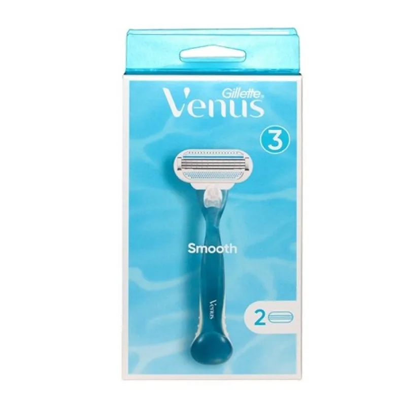 GILLETTE Venus Smooth razor + 2 cartridges