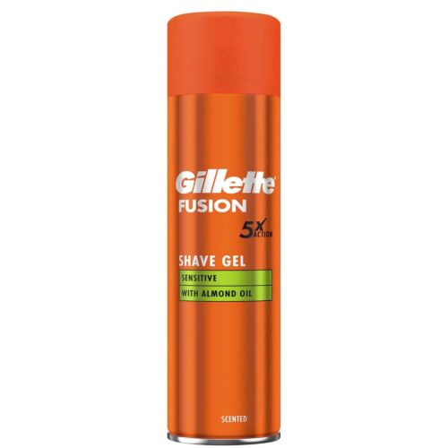 GILLETTE Fusion shaving gel 200ml Sensitive
