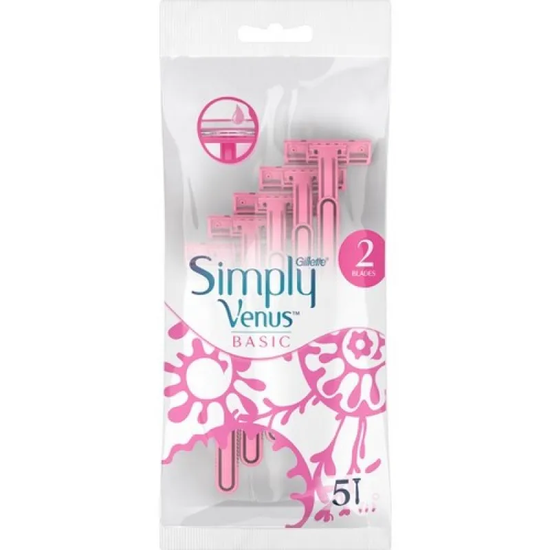 GILLETTE Simply Venus 2 for women (5 pcs)
