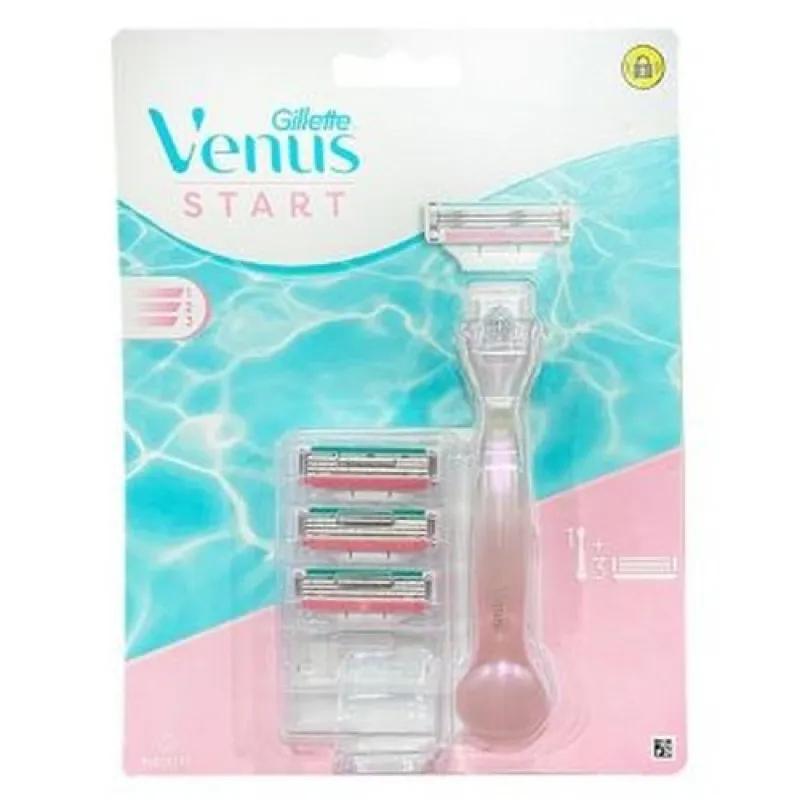 GILLETTE Venus Start - Shaving razor + 3 cartridges