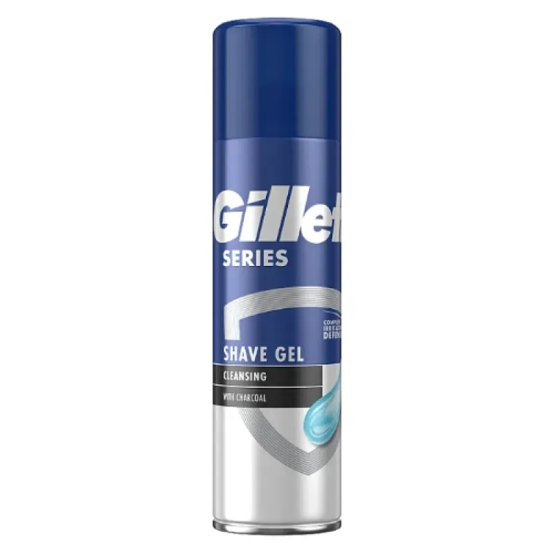 GILLETTE Series Shaving Gel 200ml Charcoal