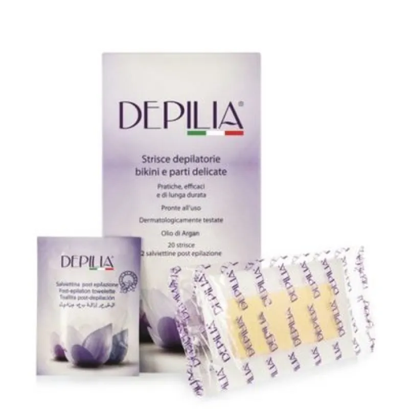 DEPILIA Depilation strips 20/1 - for bikini area
