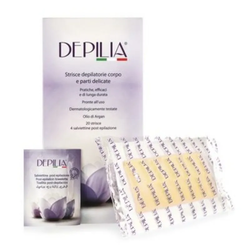DEPILIA Depilation strips 20/1 - for body