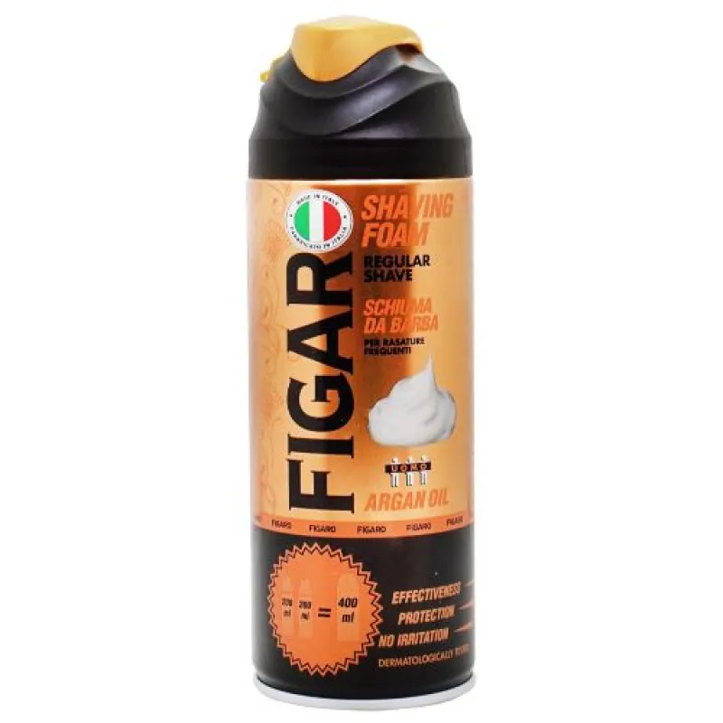 FIGARO shaving foam 400ml. Olio di Argan