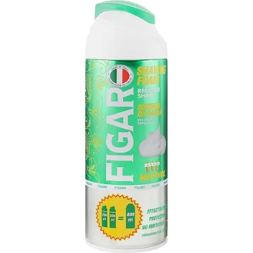 FIGARO shaving foam 400ml. Mentolo