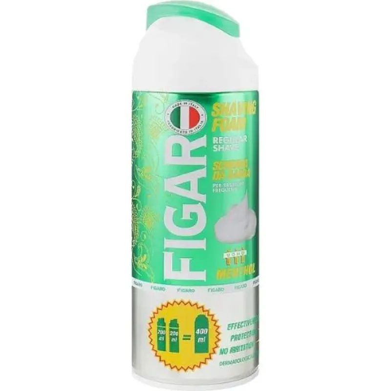 FIGARO shaving foam 400ml. Mentolo