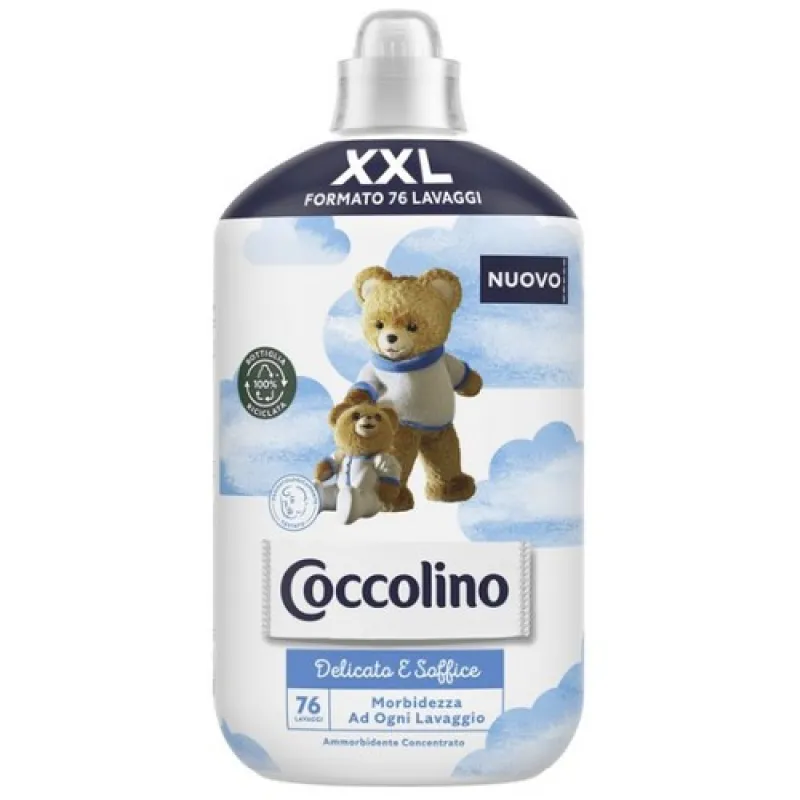 COCCOLINO fabric softener 1.75 L - 76 washes Delicato & Soffice