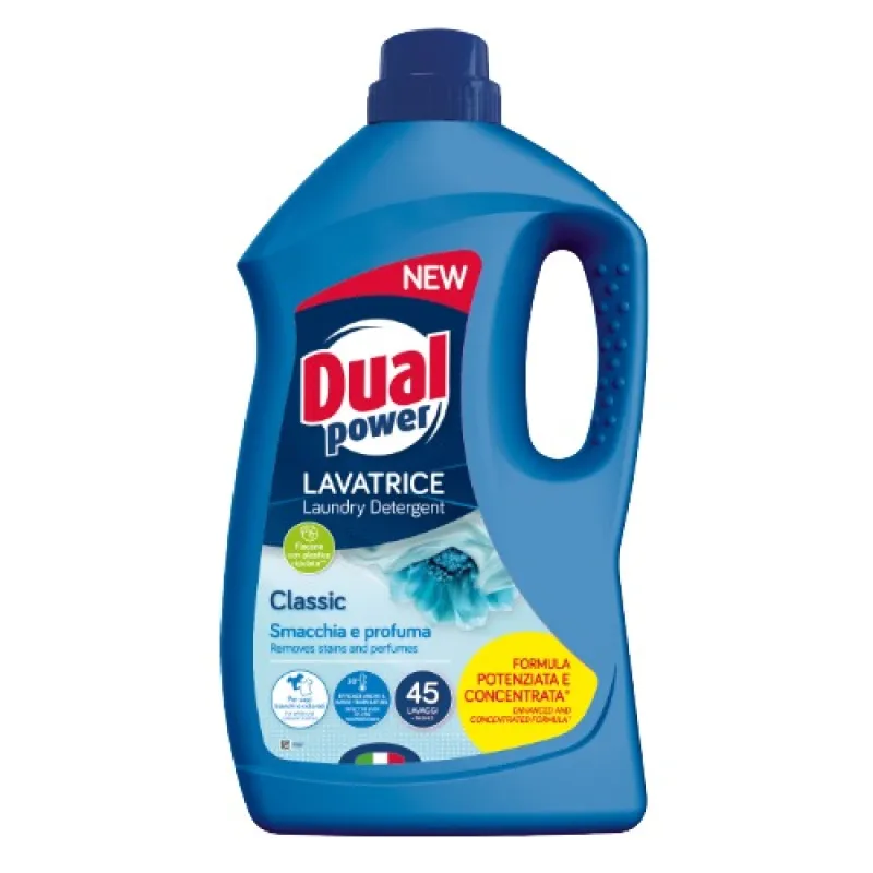 DUAL Power liquid detergent 1.8 Lt Classico - 45 washes