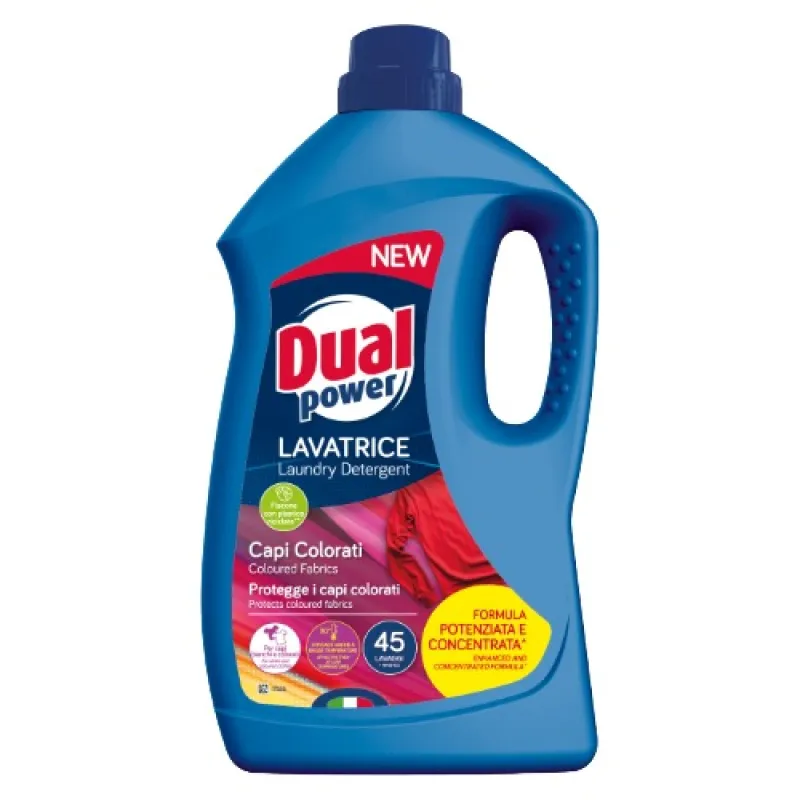 DUAL Power liquid detergent 1.8 Lt Colorati - 45 washes