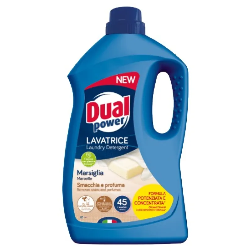 DUAL Power liquid detergent 1.8 L Marsiglia - 45 washes