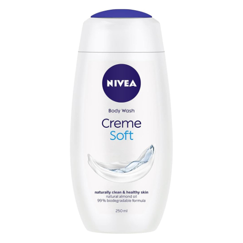 NIVEA women's bath 250 ml - Creme Soft+Protect with almond oil